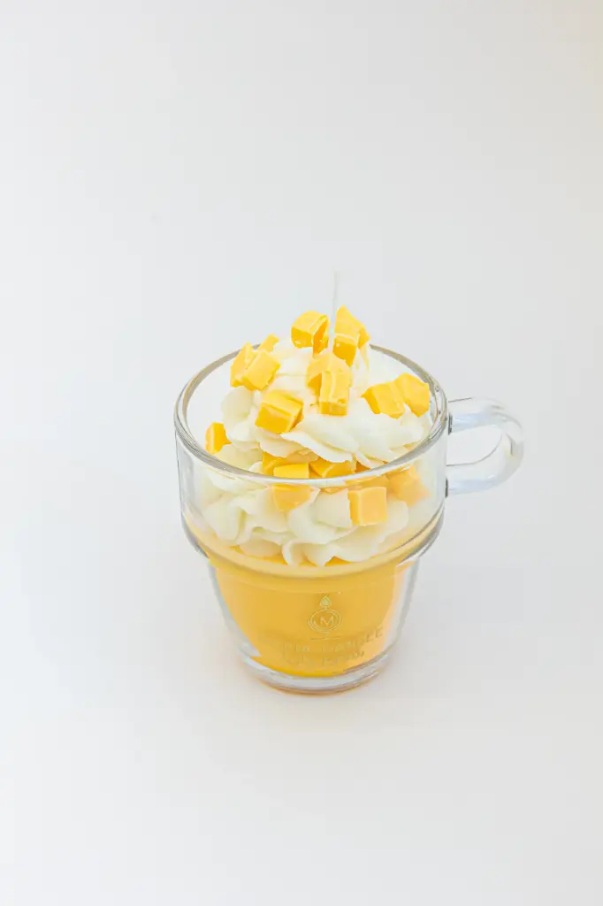 ICE-CREAM CUP MANGO CANDLE