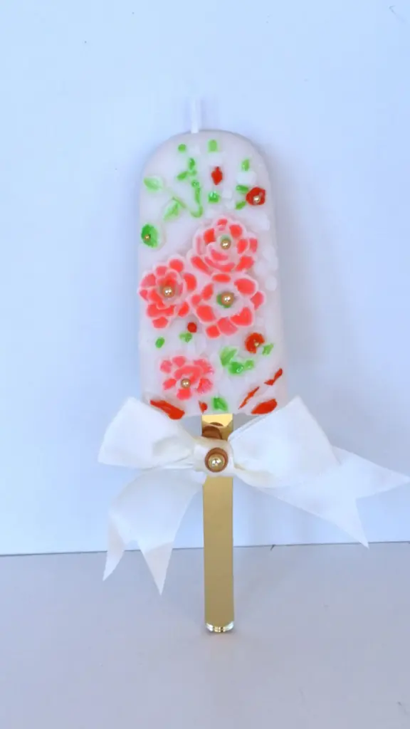 popsicle ice cream candle شمعة آيس كريم على عصا