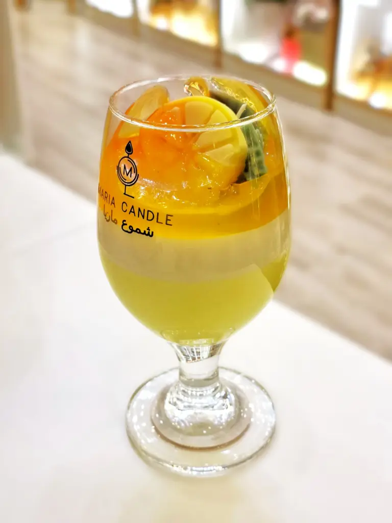 Cocktail Glass Candle شمعة كأس زجاجية كوكتايل