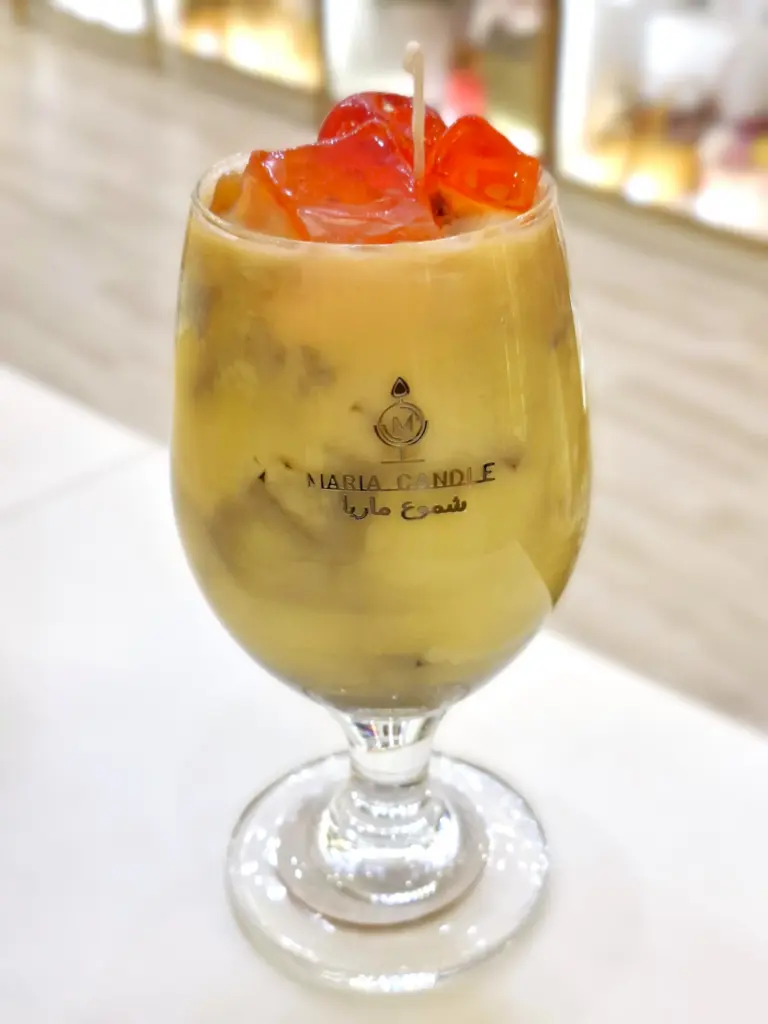 Cocktail Glass Candle شمعة كأس زجاجية كوكتايل