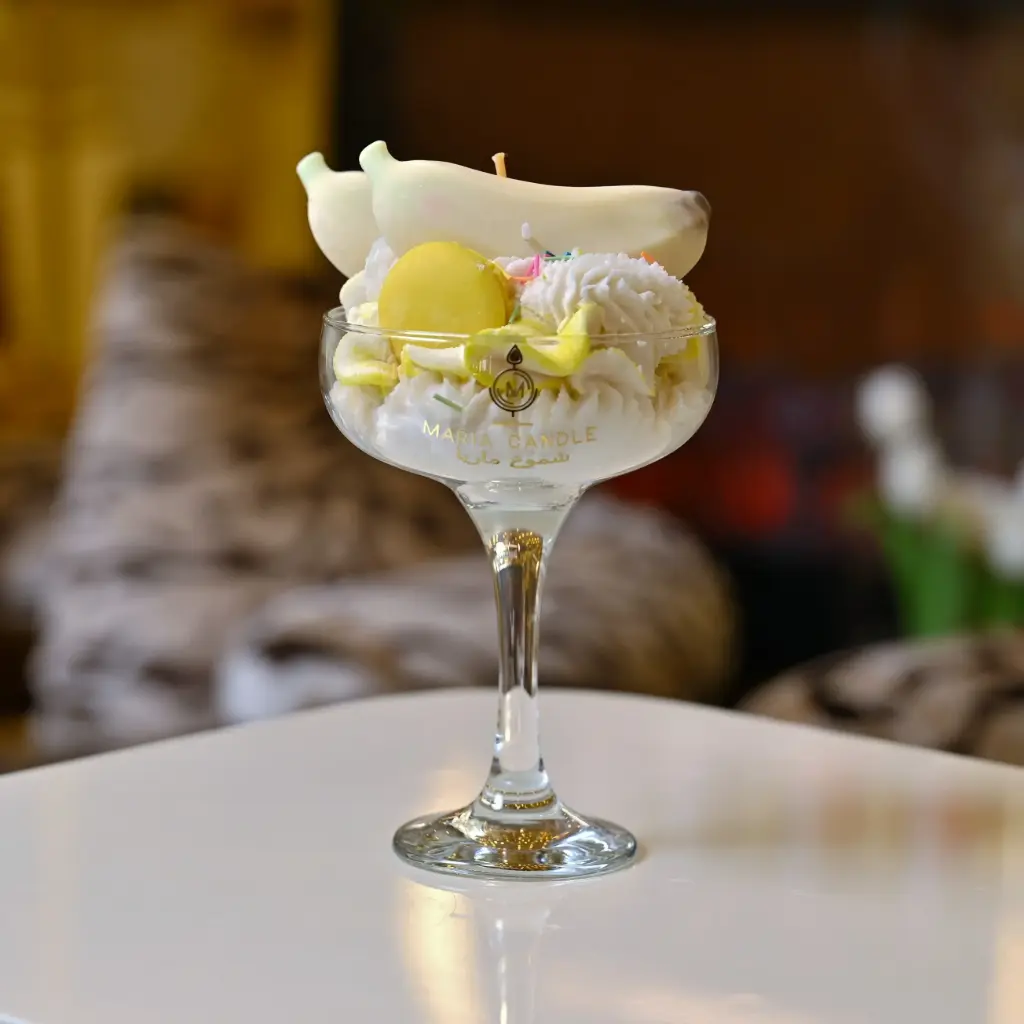 Maria signature small cup candle شمعة ماريا كوب توقيع صغيرة