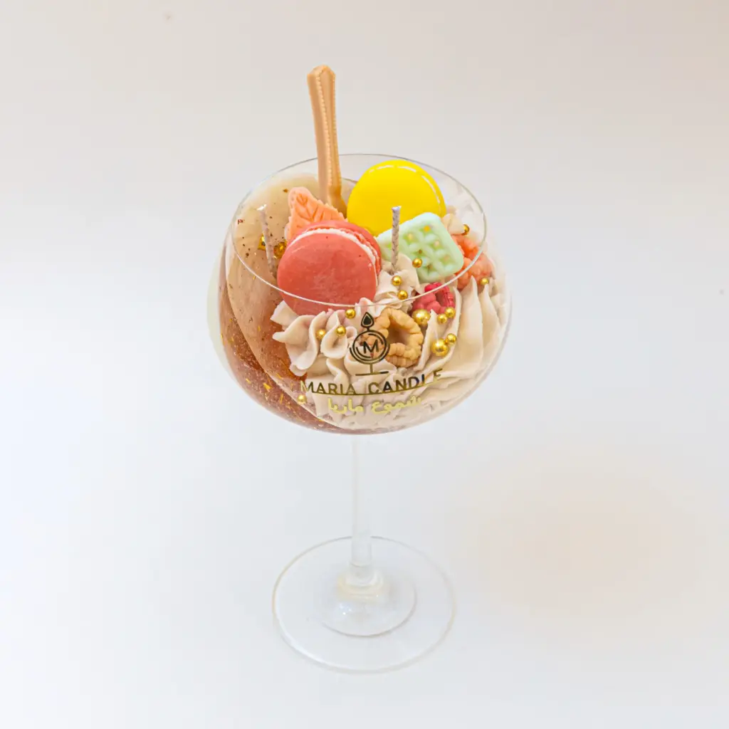 Maria signature large cup candle شمعة ماريا كوب توقيع كبيرة