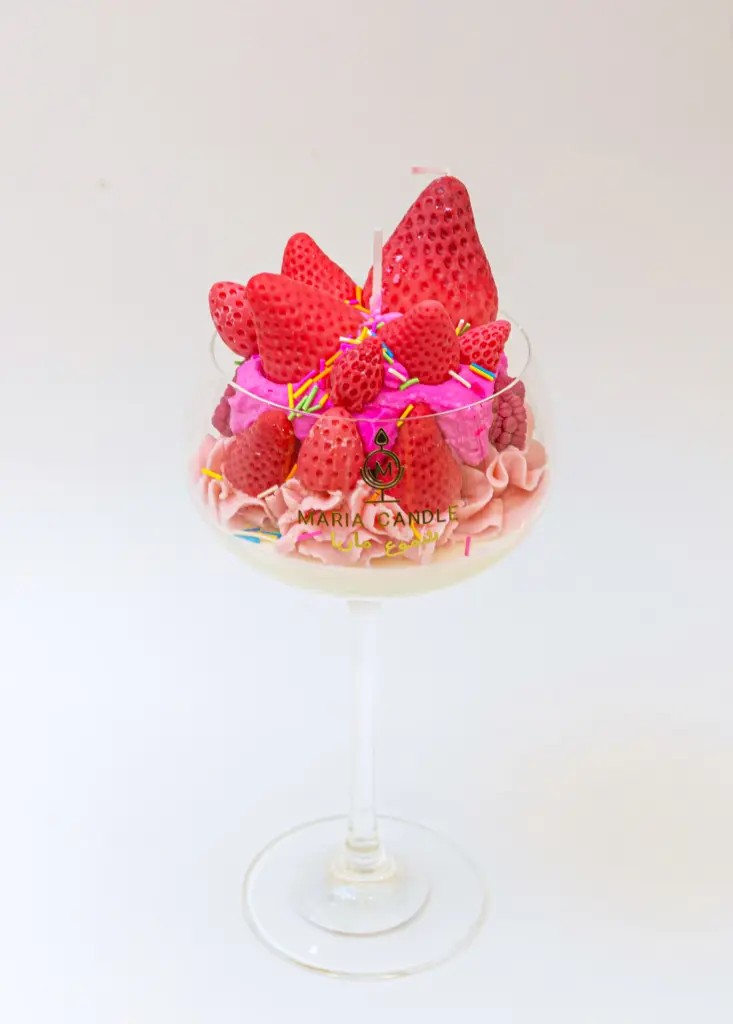 Maria signature medium cup candle شمعة ماريا كوب توقيع متوسطة