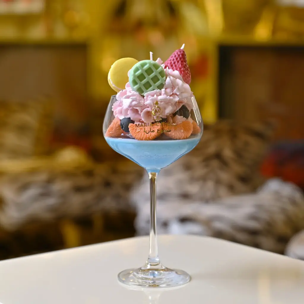 Maria signature medium cup candle شمعة ماريا كوب توقيع متوسطة