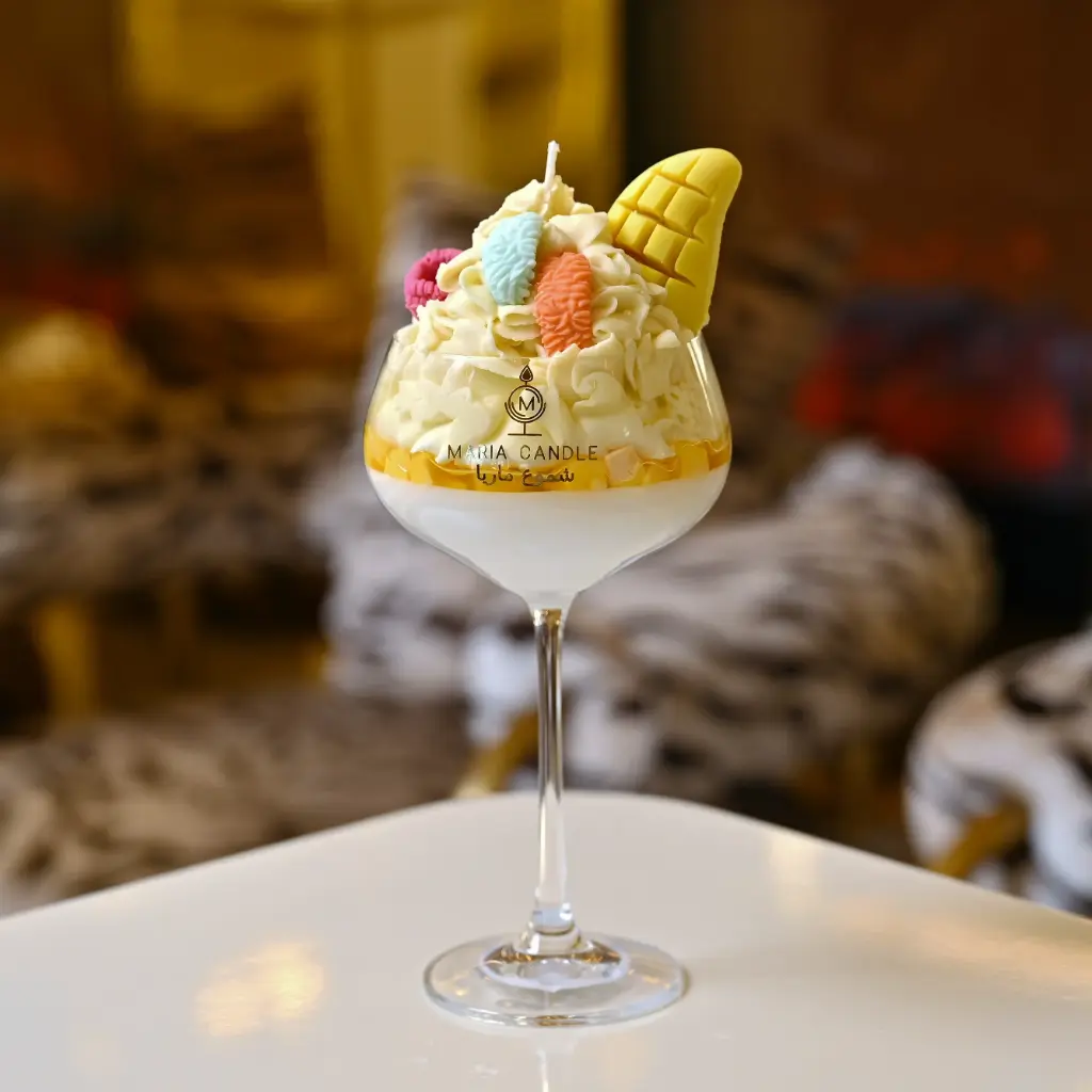 Maria signature medium cup candle شمعة ماريا كوب توقيع متوسطة