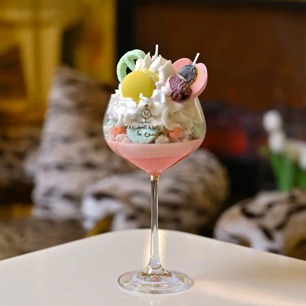 Maria signature medium cup candle شمعة ماريا كوب توقيع متوسطة