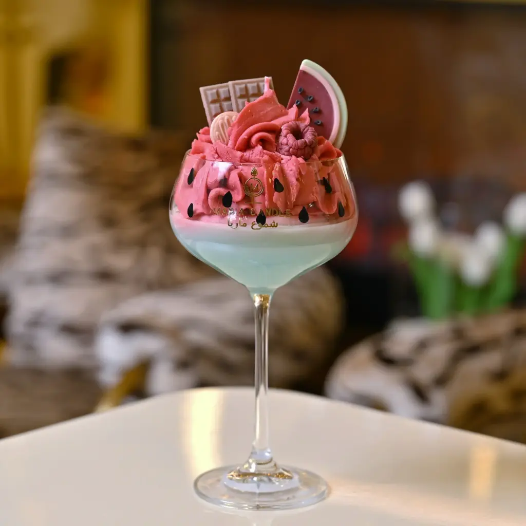 Maria signature medium cup candle شمعة ماريا كوب توقيع متوسطة