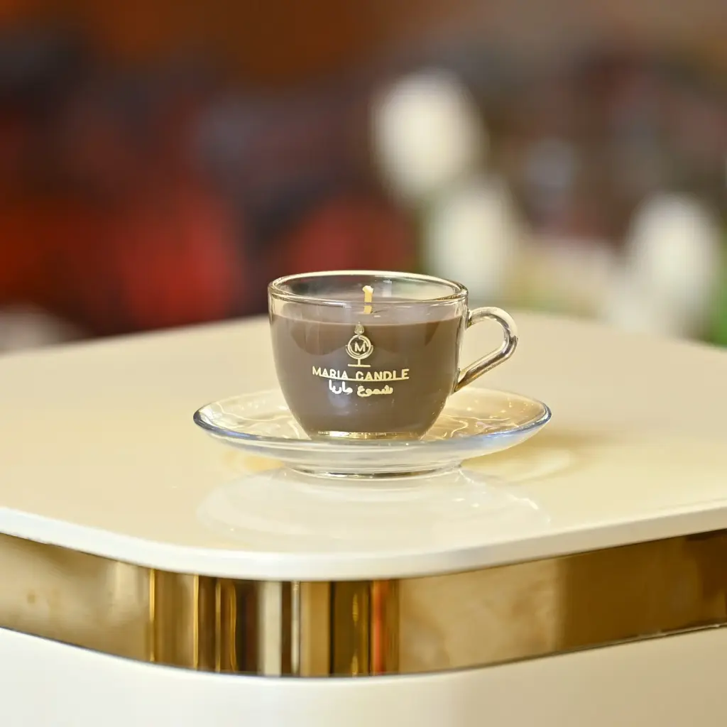 turkish coffee cup candle شمعة فنجان قهوة تركي