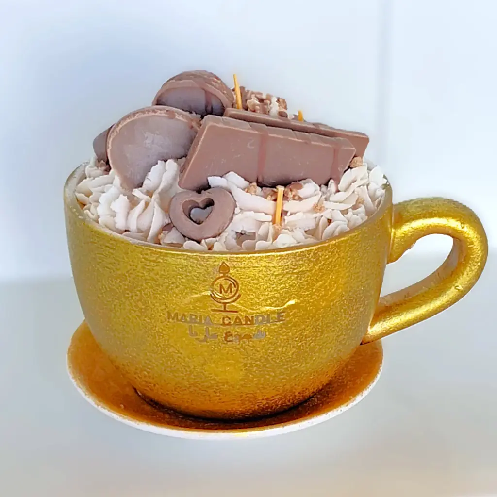Big coffee cup candle شمعة فنجان قهوة كبير