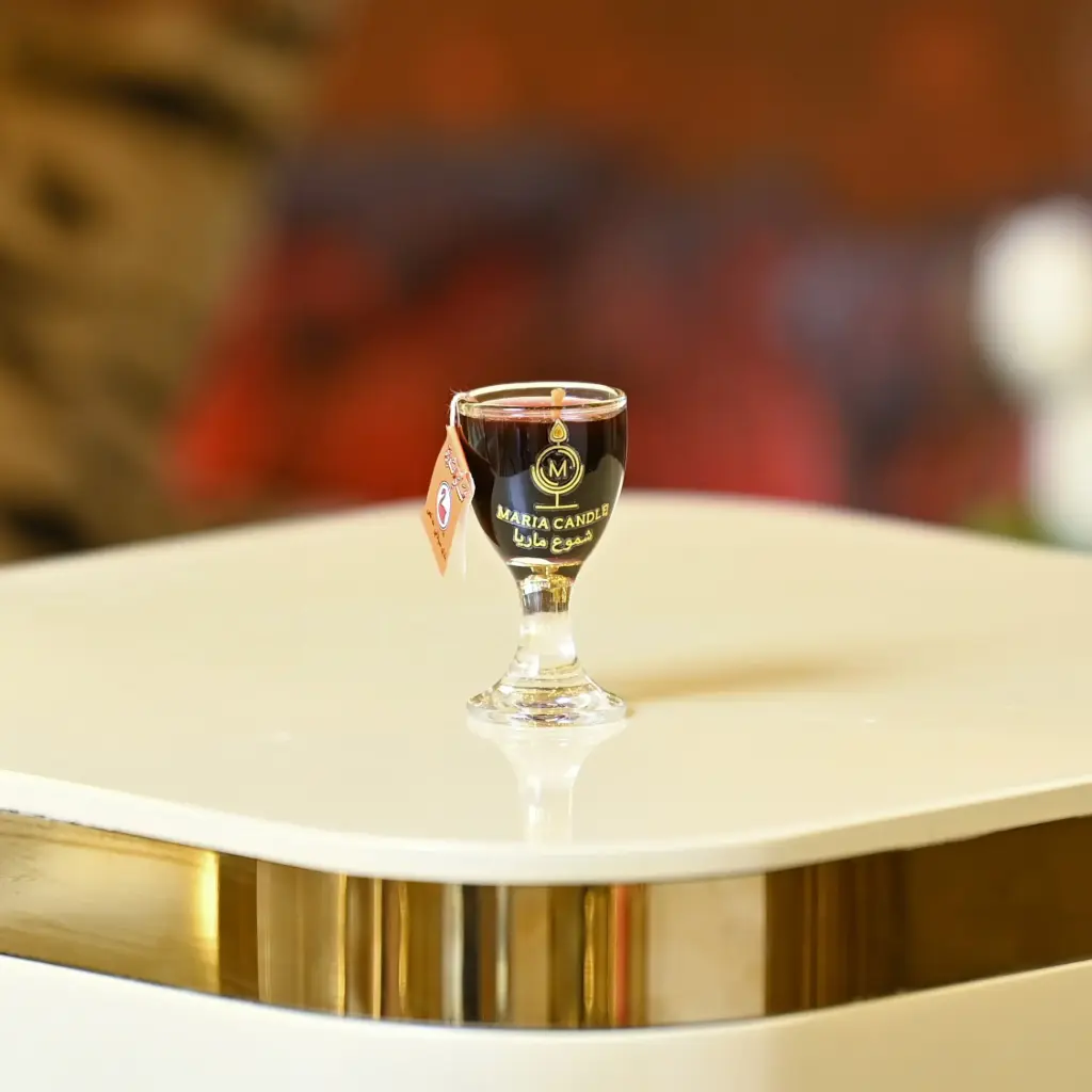 Qatarian tea small candle شمعة شاي قطري صغير