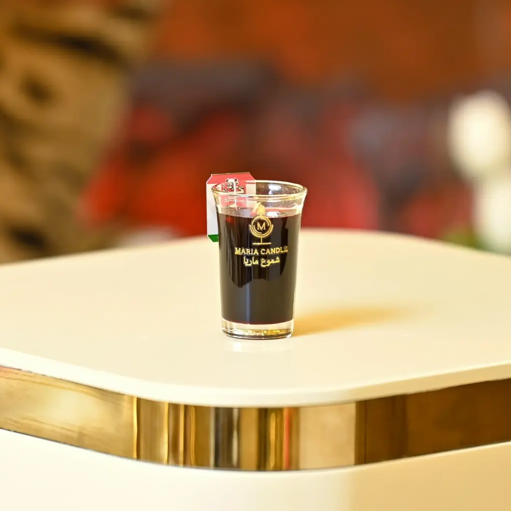 Qatarian tea medium candle شمعة شاي قطري متوسط