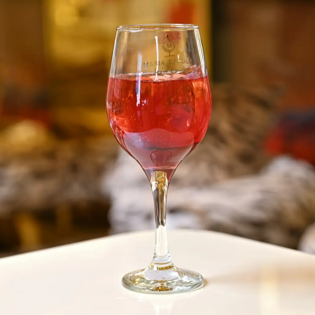 Syrup rose cup candle شمعة كوب شراب الورد