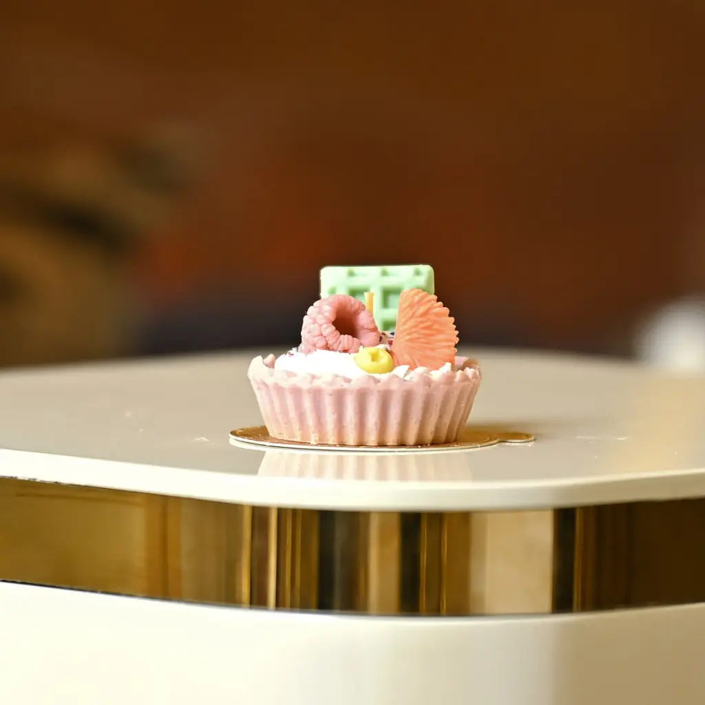 [Mini Mix Tart Candle]  Mini Mix Tart Candle شمعة تارت مشكل ميني (توت العليق و بني)