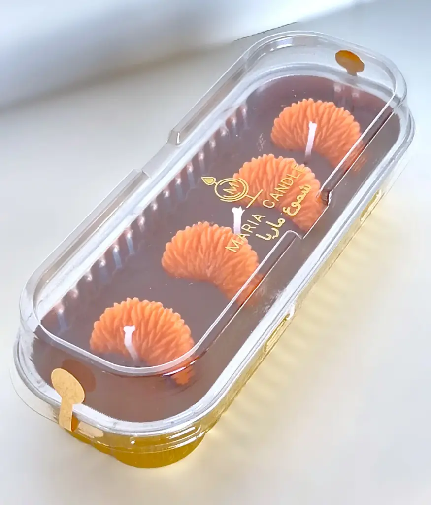 [Aliminuim container crème candle mandarine] Aliminuim container crème candle mandarine شمعة كريم حلوى في علبة ألمنيوم بالمندرين