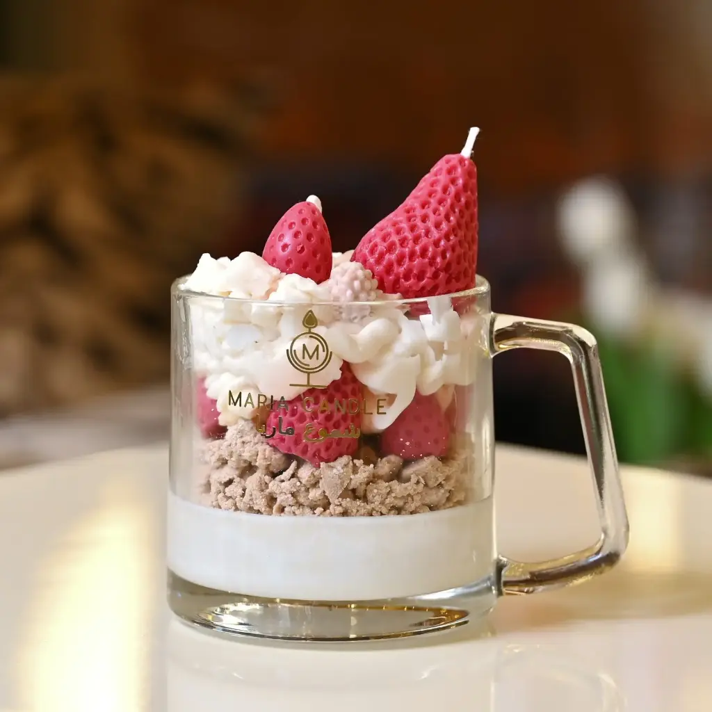 Ice cream cup Flavor candle شمعة نكهة آيس كريم في كوب