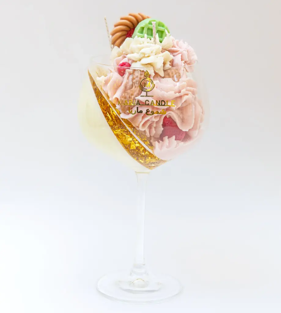 Maria signature extra large cup candle شمعة ماريا كوب توقيع كبيرة جدًا