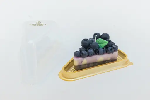 CHEESECAKE SLICE BLUEBERRY CANDLE